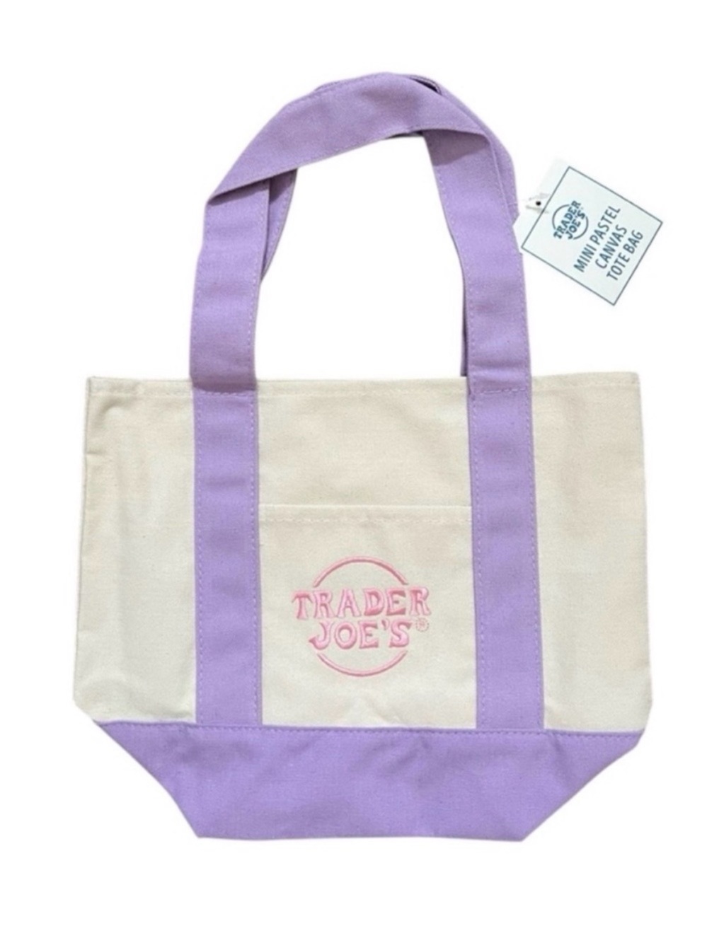 Trader Joe’s Mini Pastel Tote Bag